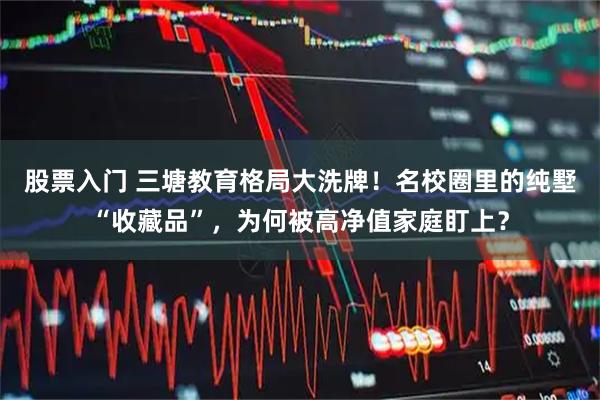 股票入门 三塘教育格局大洗牌！名校圈里的纯墅“收藏品”，为何被高净值家庭盯上？